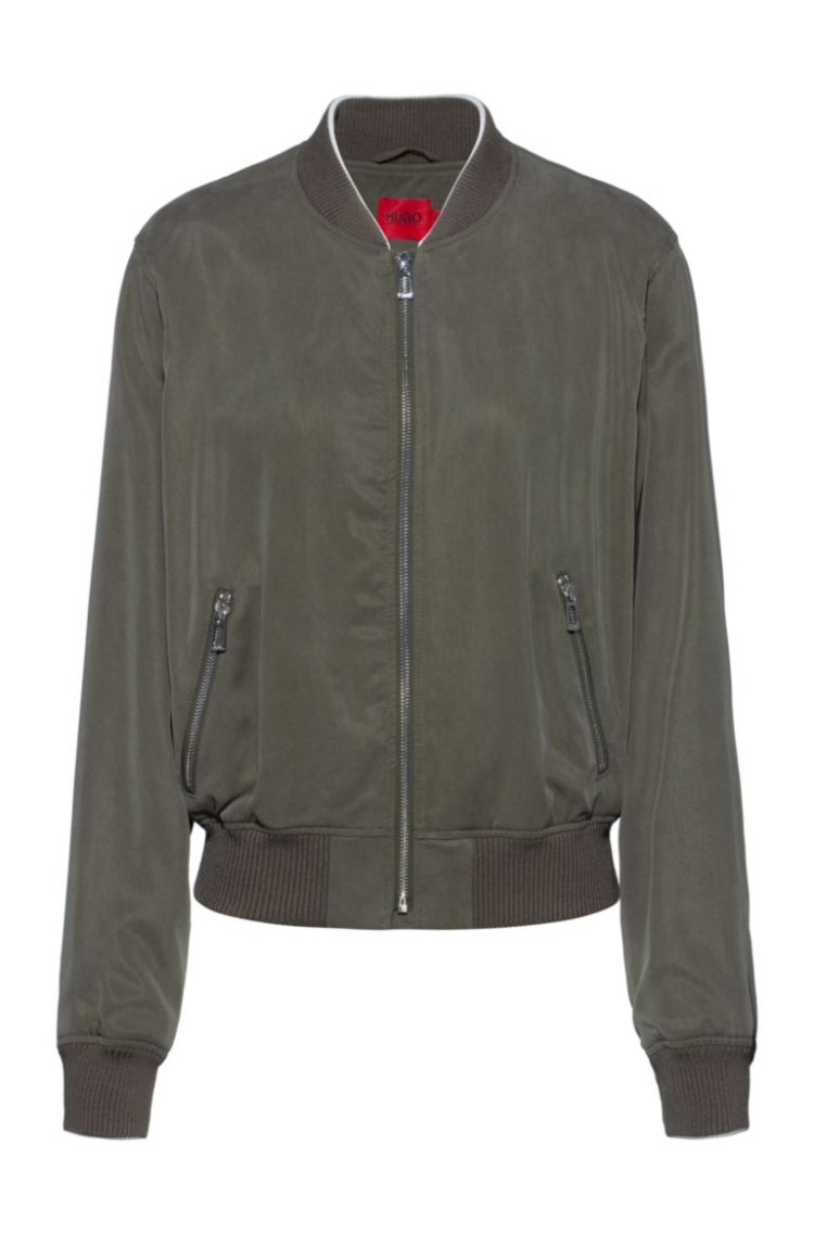 Вітровка Relaxed fit для жінок (468153), колір Зелений - №1