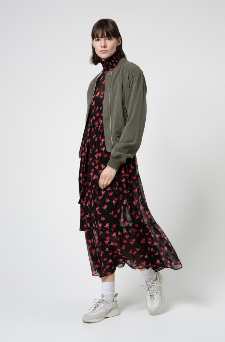Вітровка Relaxed fit для жінок (468153), колір Зелений - №3