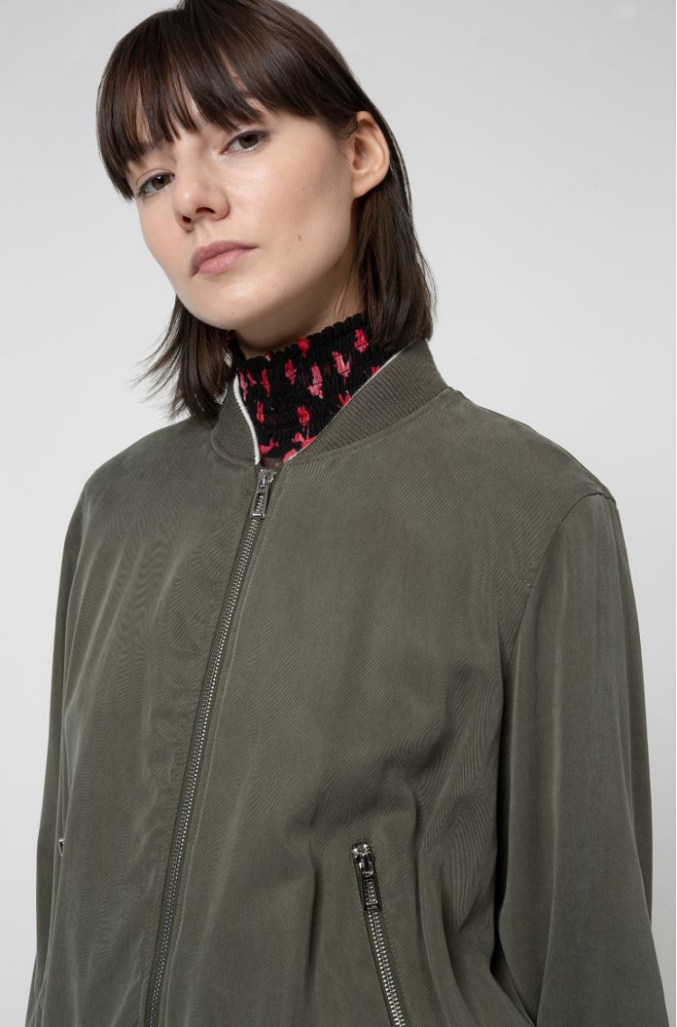Вітровка Relaxed fit для жінок (468153), колір Зелений - №5