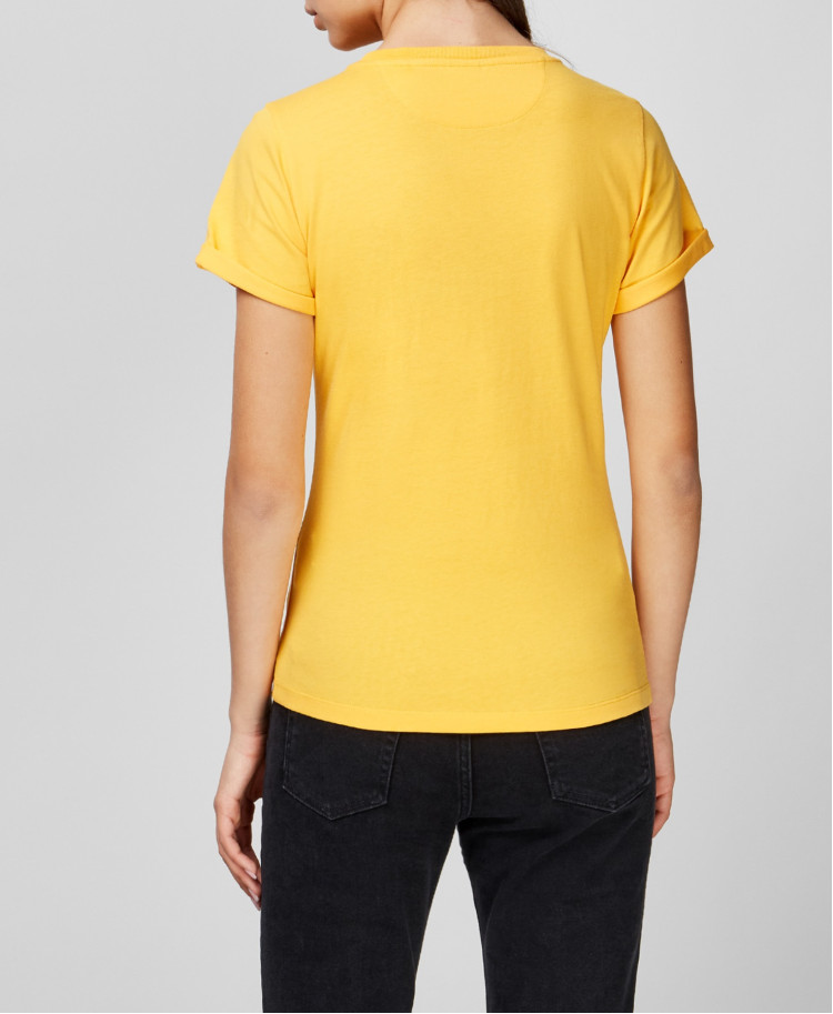 Футболка Extra-slim fit для женщин (468167), цвет Желтый - №3