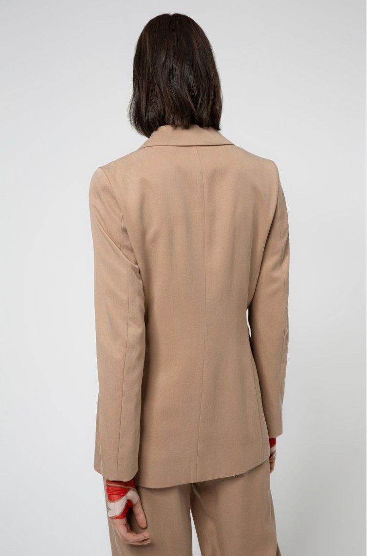 Жакет костюмный Relaxed fit для женщин (468168), цвет Бежевый - №4