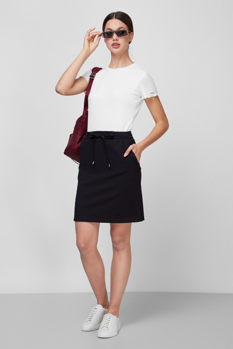 Спідниця міні Regular fit для жінок (468173), колір Чорний - №3
