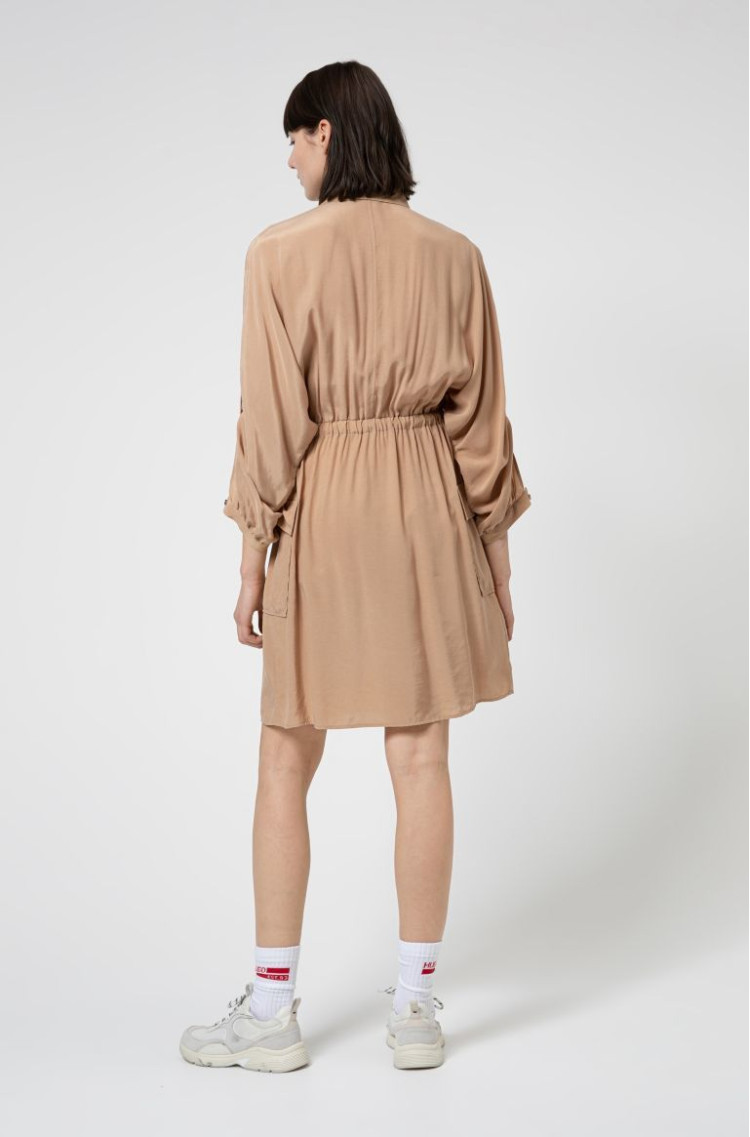 Платья миди Relaxed Fit для женщин (468174), цвет Коричневый - №4
