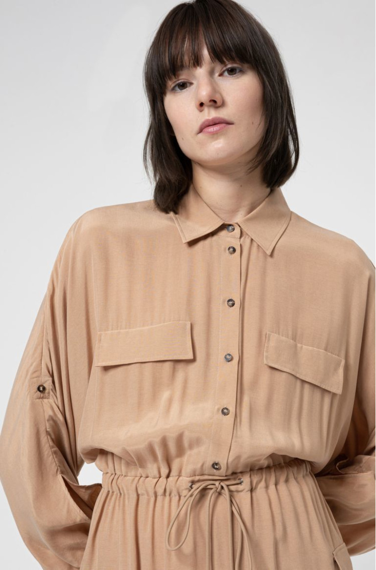Платья миди Relaxed Fit для женщин (468174), цвет Коричневый - №6