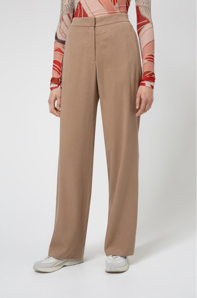 Брюки костюмні Relaxed fit для жінок (468176), колір Бежевий - №2