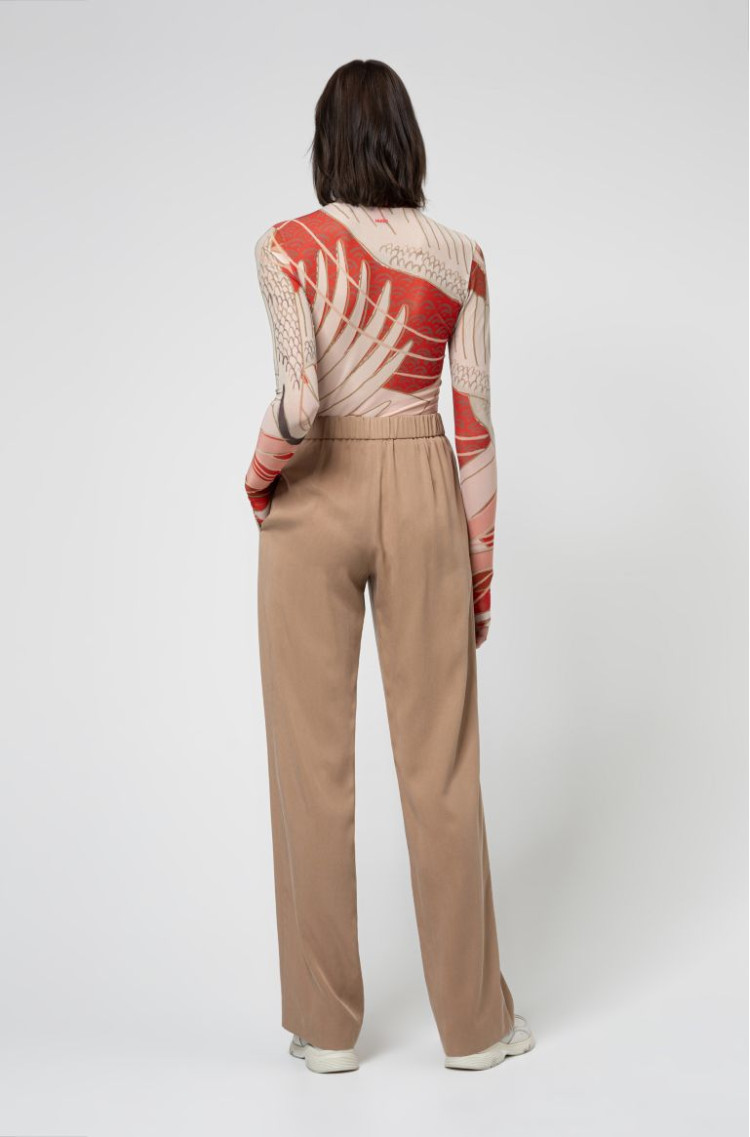 Брюки костюмні Relaxed fit для жінок (468176), колір Бежевий - №4