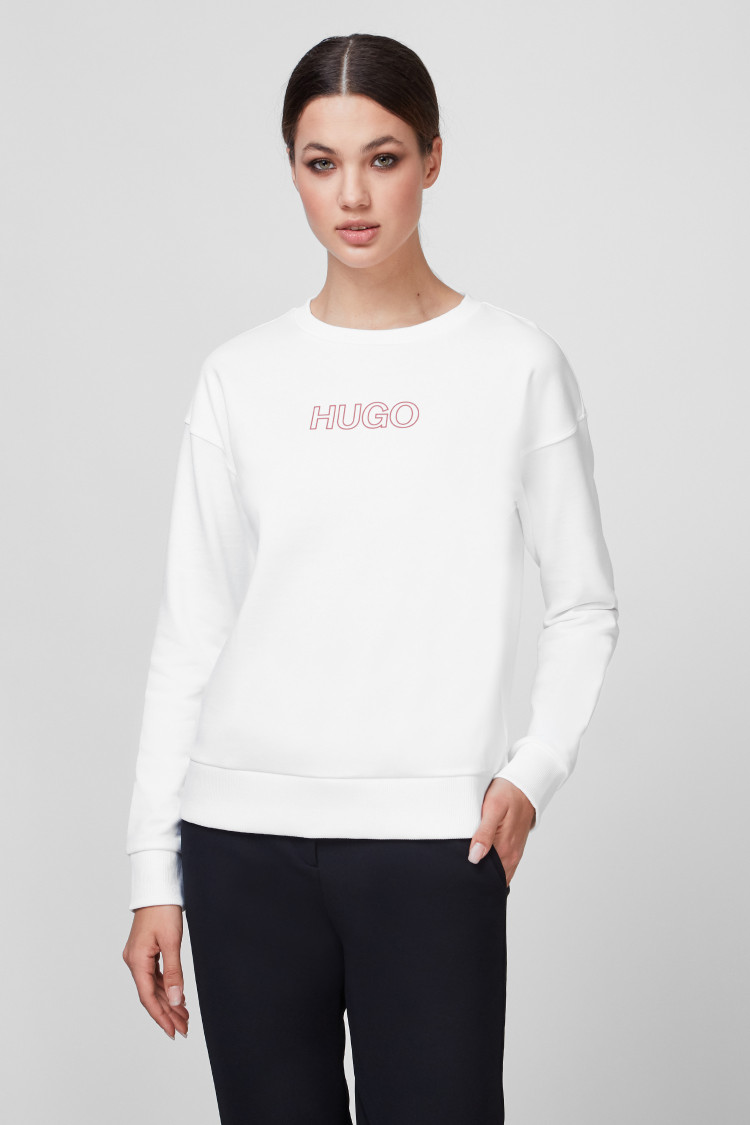 Свитшот Regular fit для женщин (468180), цвет Белый - №2