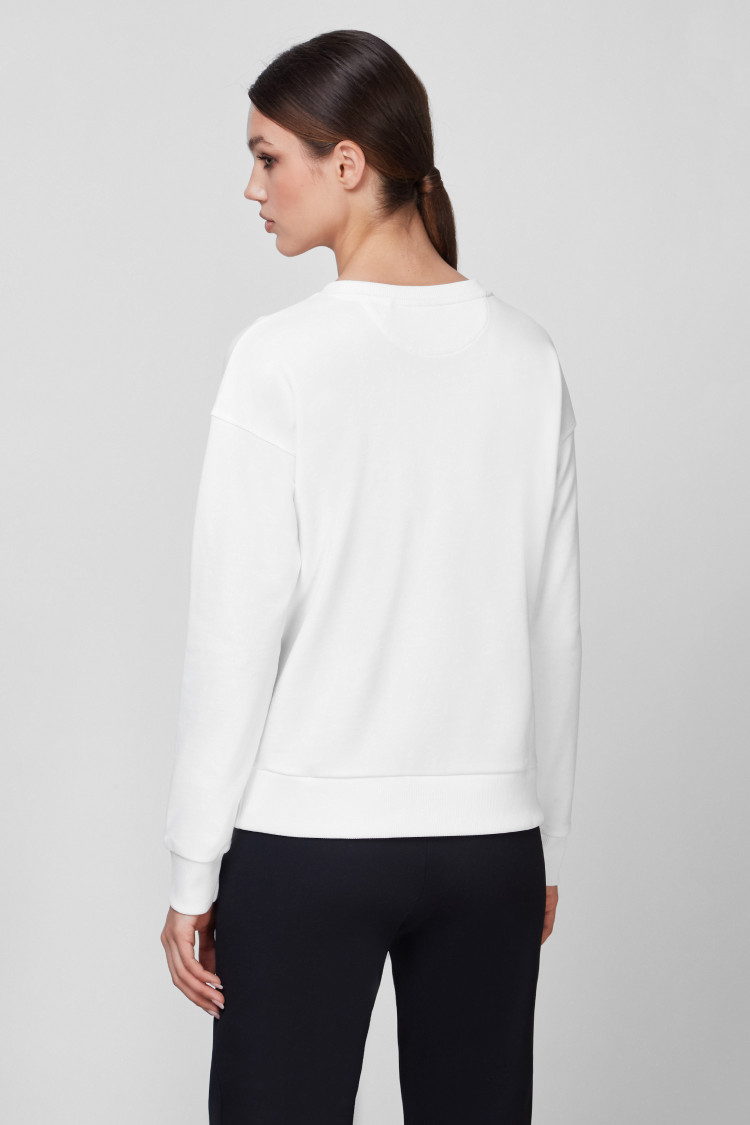 Свитшот Regular fit для женщин (468180), цвет Белый - №3