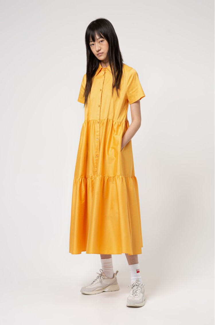 Сукні максі Relaxed fit для жінок (468193), колір Жовтий - №3