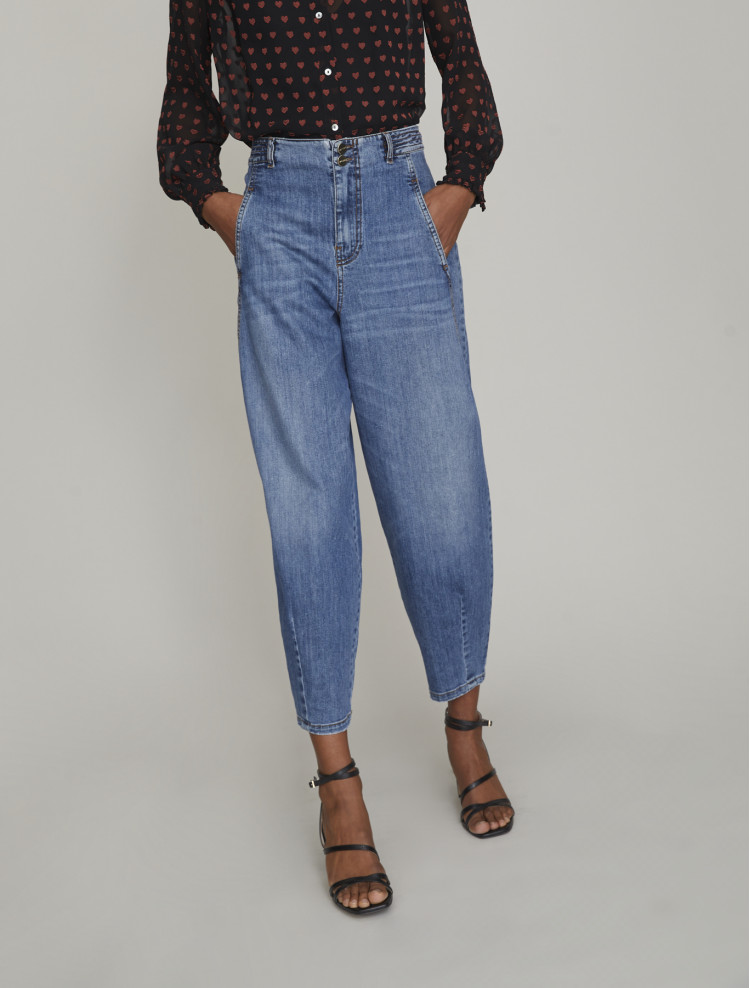 Джинси Relaxed Relaxed fit для жінок (468223), колір Синій - №2