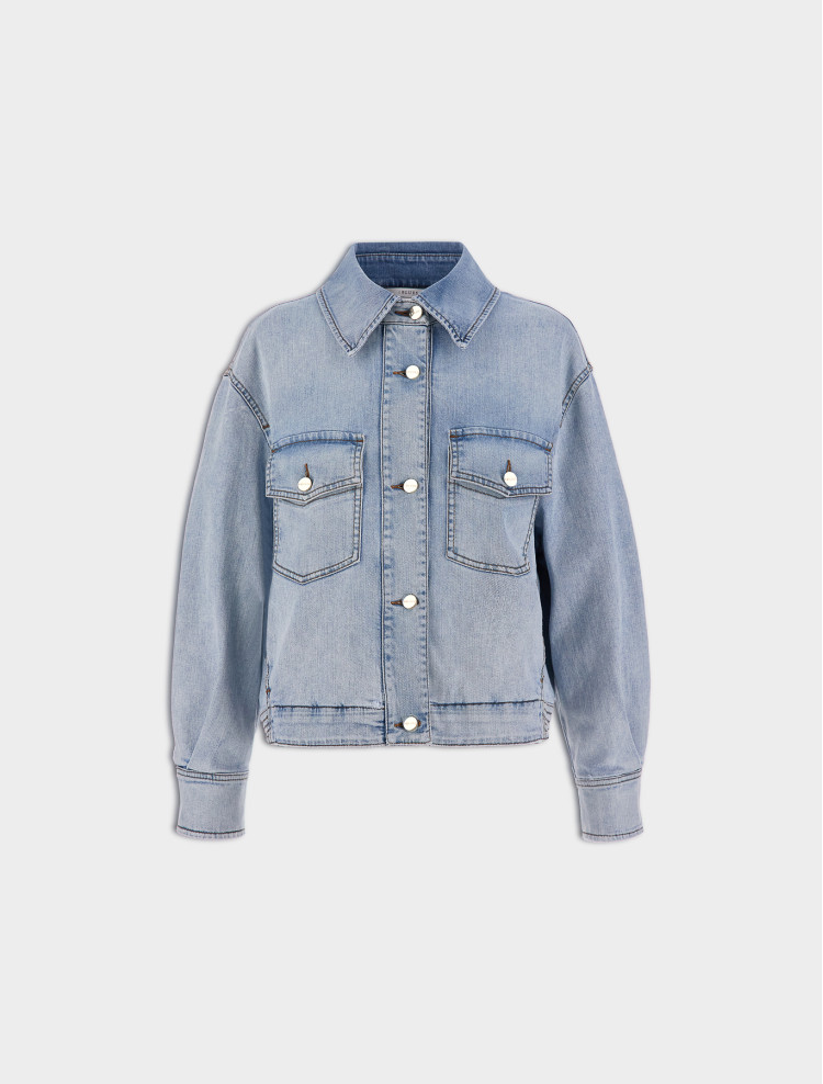 Джинсовая куртка Relaxed fit для женщин (468226), цвет Синий - №1