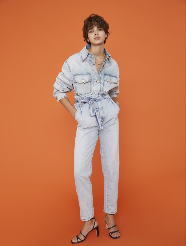 Джинсовая куртка Relaxed fit для женщин (468226), цвет Синий - №4