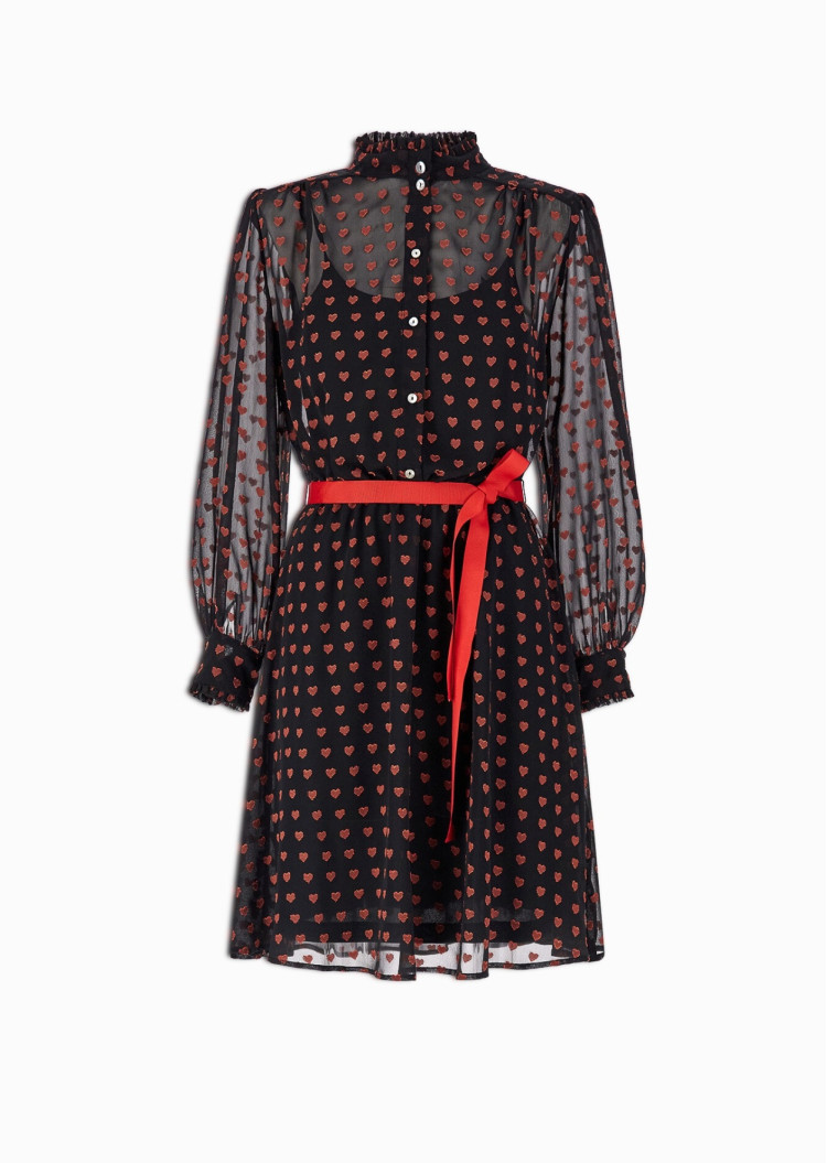 Сукні міді Regular fit для жінок (468228), колір Чорний - №1