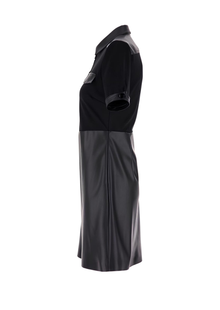 Сукні міді Slim fit для жінок (468233), колір Чорний - №3