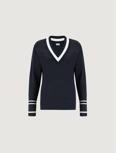 Пуловер для женщин (468323), цвет Синий