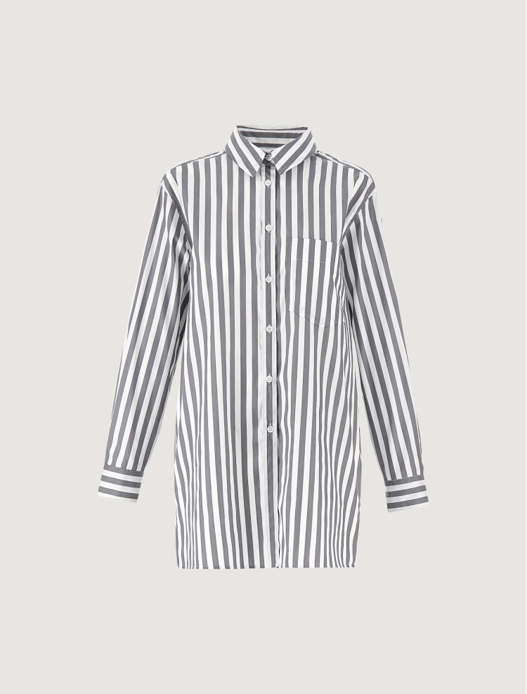 Сорочка з довгим рукавом Relaxed fit для жінок (468328), колір Сірий - №1