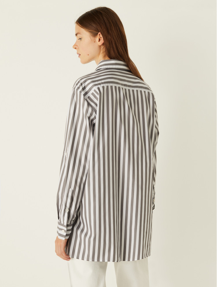 Сорочка з довгим рукавом Relaxed fit для жінок (468328), колір Сірий - №3