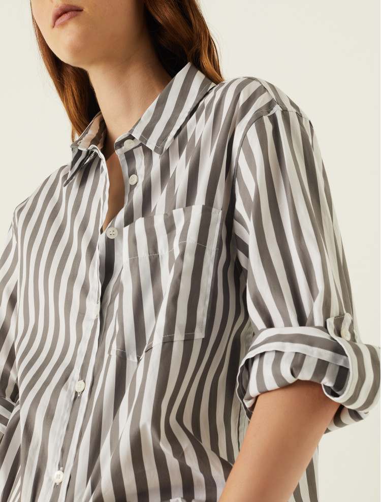 Сорочка з довгим рукавом Relaxed fit для жінок (468328), колір Сірий - №5