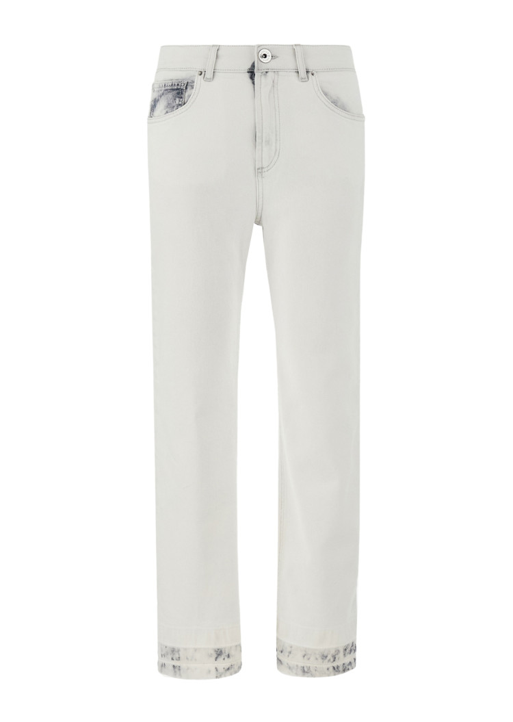 Джинсы Slim Slim fit Высокая для женщин (468329), цвет Белый - №1
