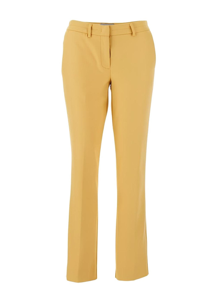 Брюки костюмні Slim fit Середня для жінок (468349), колір Жовтий - №1
