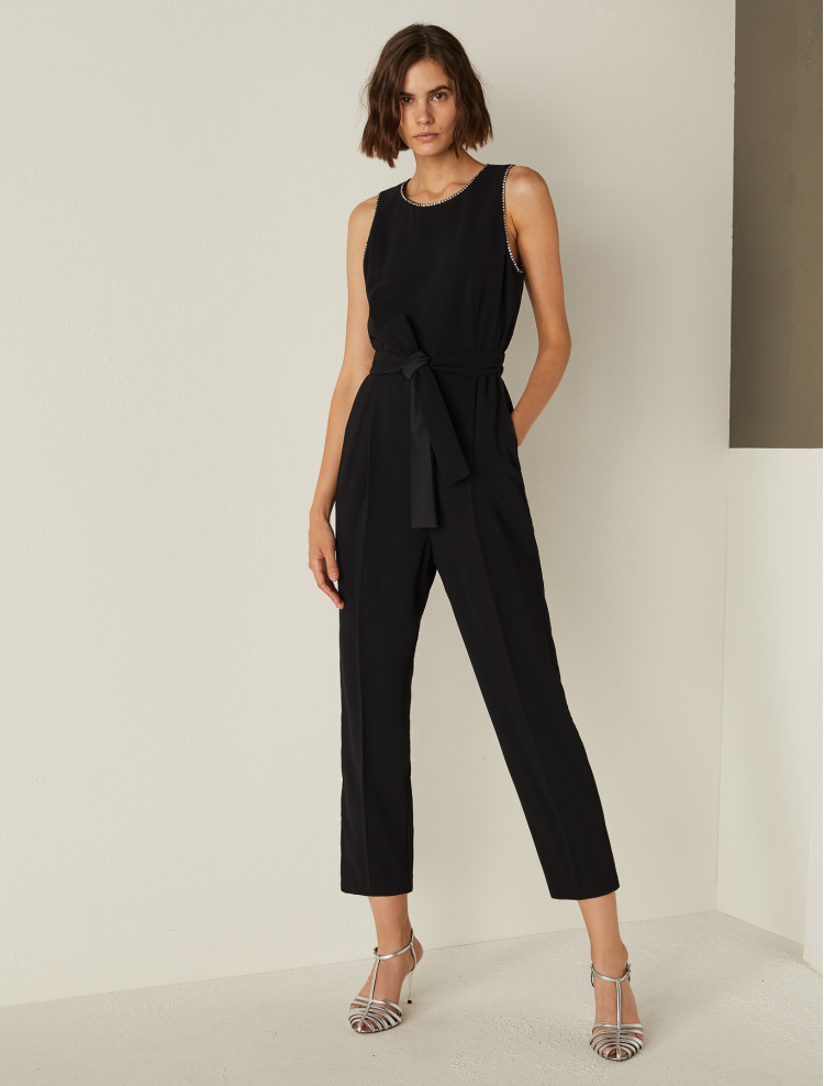 Комбінезон Slim fit для жінок (468357), колір Чорний - №2
