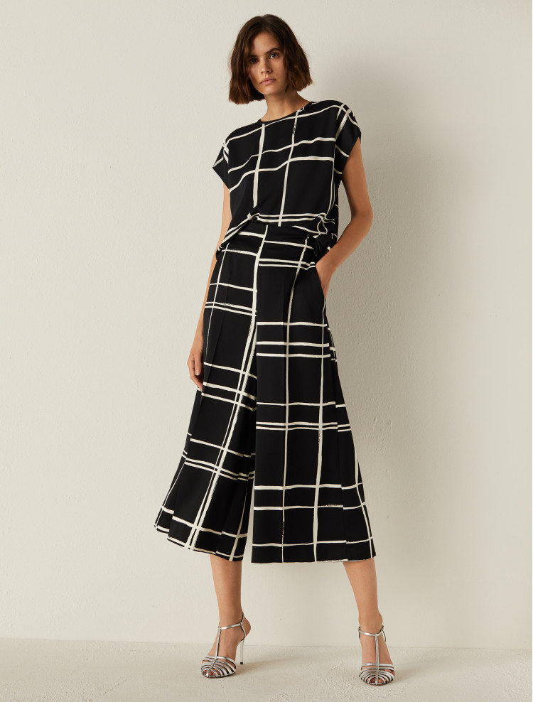Блуза з коротким рукавом Regular fit для жінок (468360), колір Чорний - №2