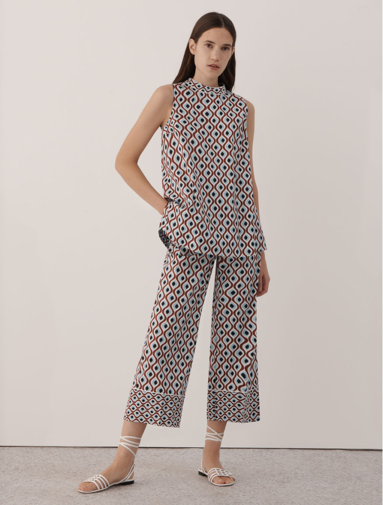 Блуза топ Relaxed fit для жінок (468368), колір Білий - №3