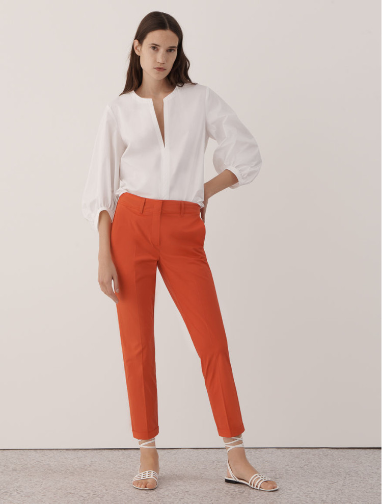Блуза з рукавом 3/4 Regular fit для жінок (468371), колір Білий - №2