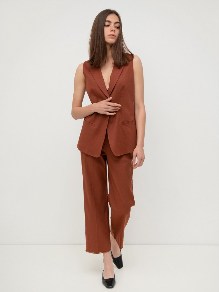 Жилет Regular fit для жінок (468373), колір Бордовий - №4