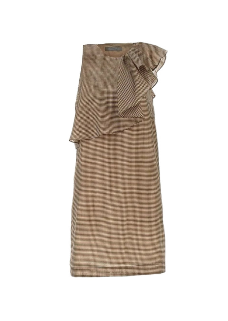 Сукні міді Regular fit для жінок (468378), колір Коричневий - №1