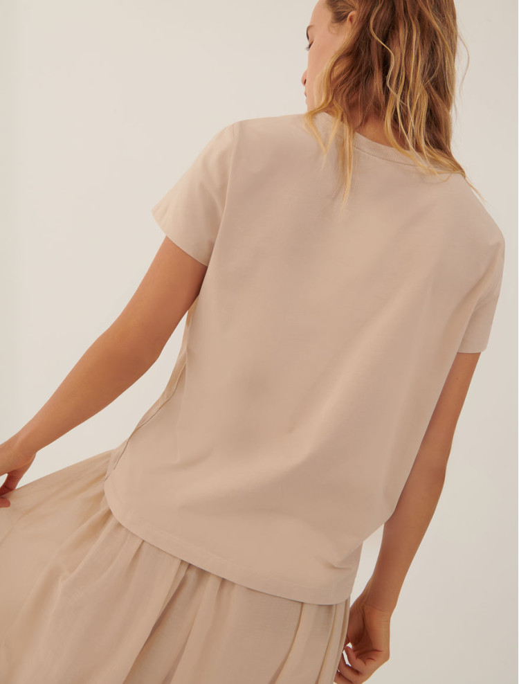 Футболка Regular fit для жінок (468389), колір Коричневий - №3
