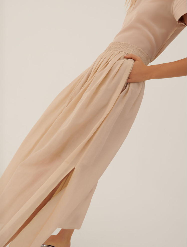 Брюки повседневные Relaxed fit для женщин (468390), цвет Бежевый - №5