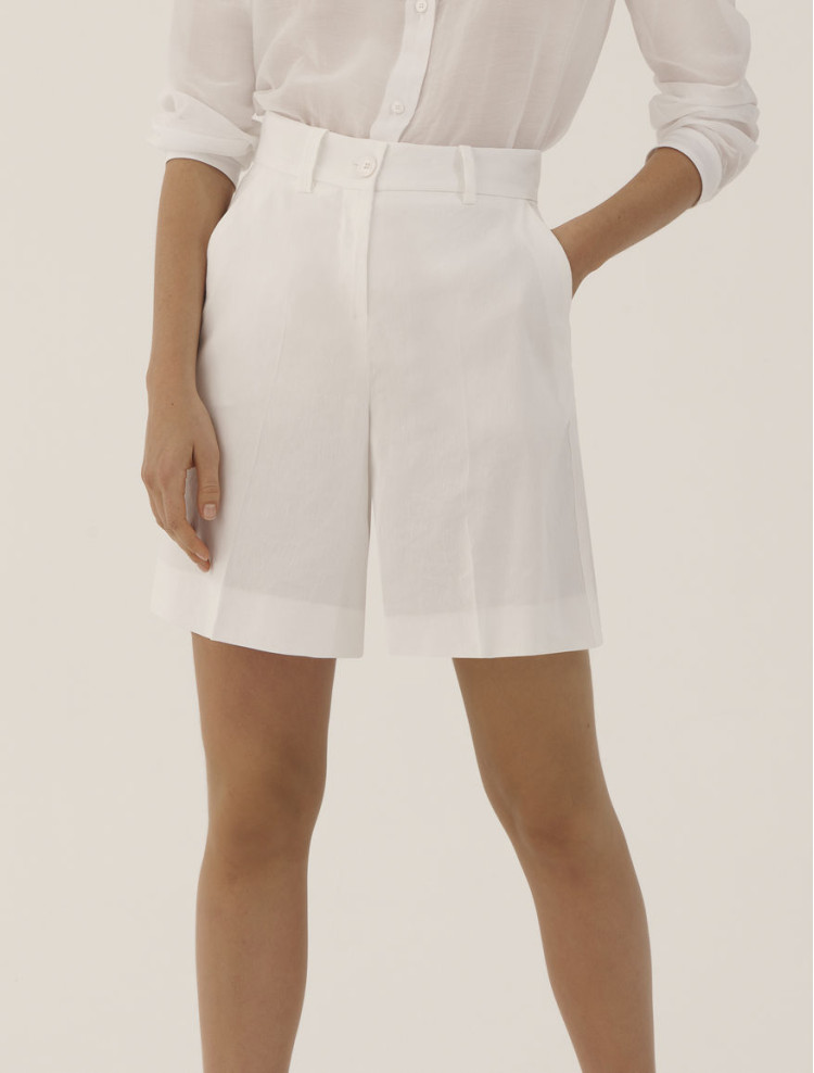 Шорти Regular fit для жінок (468396), колір Білий - №4