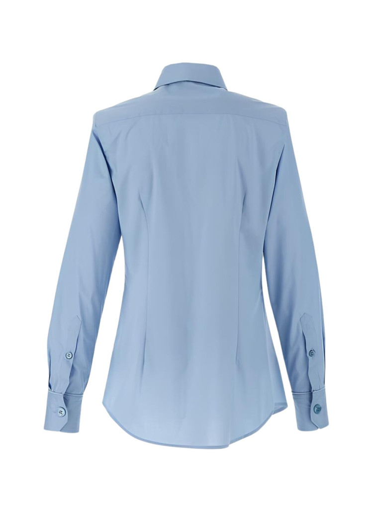 Рубашка с длинным рукавом Slim fit для женщин (468397), цвет Синий - №2