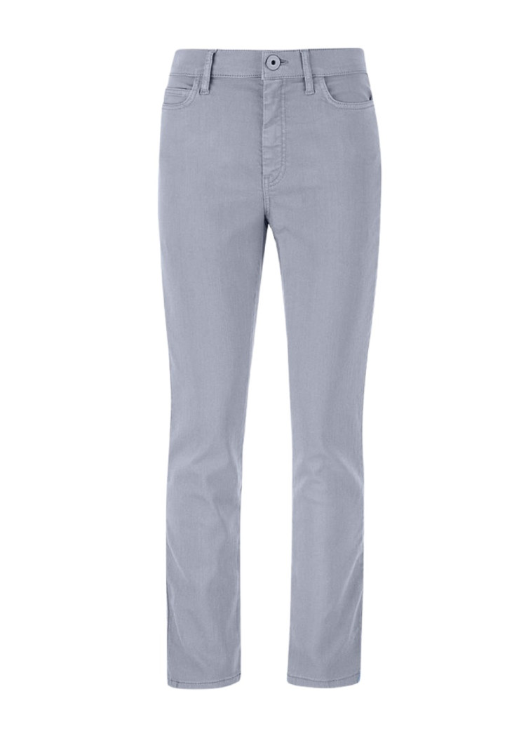 Брюки 5 карманов Slim Slim fit Средняя для женщин (468398), цвет Синий - №1
