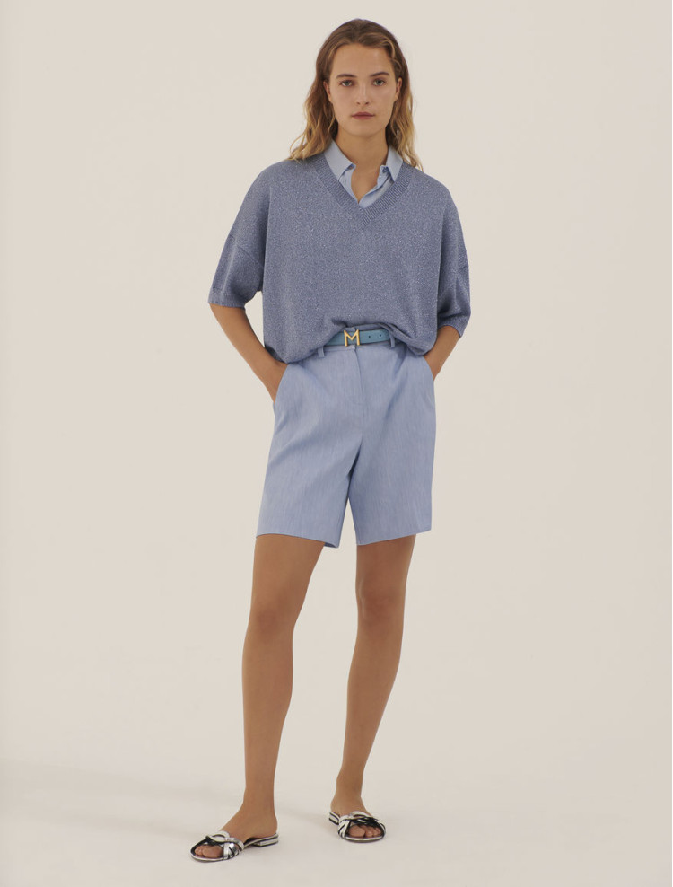 Шорти Regular fit для жінок (468400), колір Синій - №2
