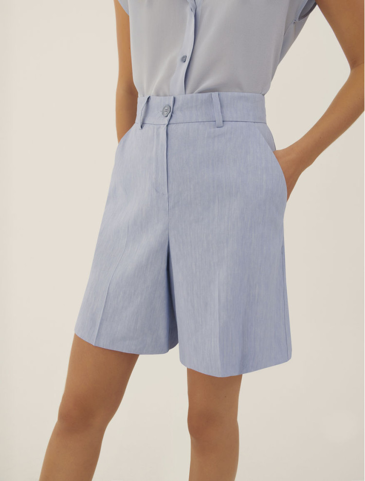 Шорти Regular fit для жінок (468400), колір Синій - №4