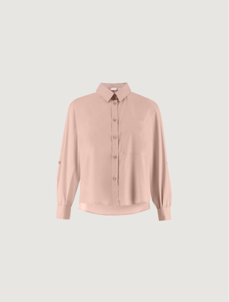 Блуза з довгим рукавом Regular fit для жінок (468404), колір Рожевий - №1