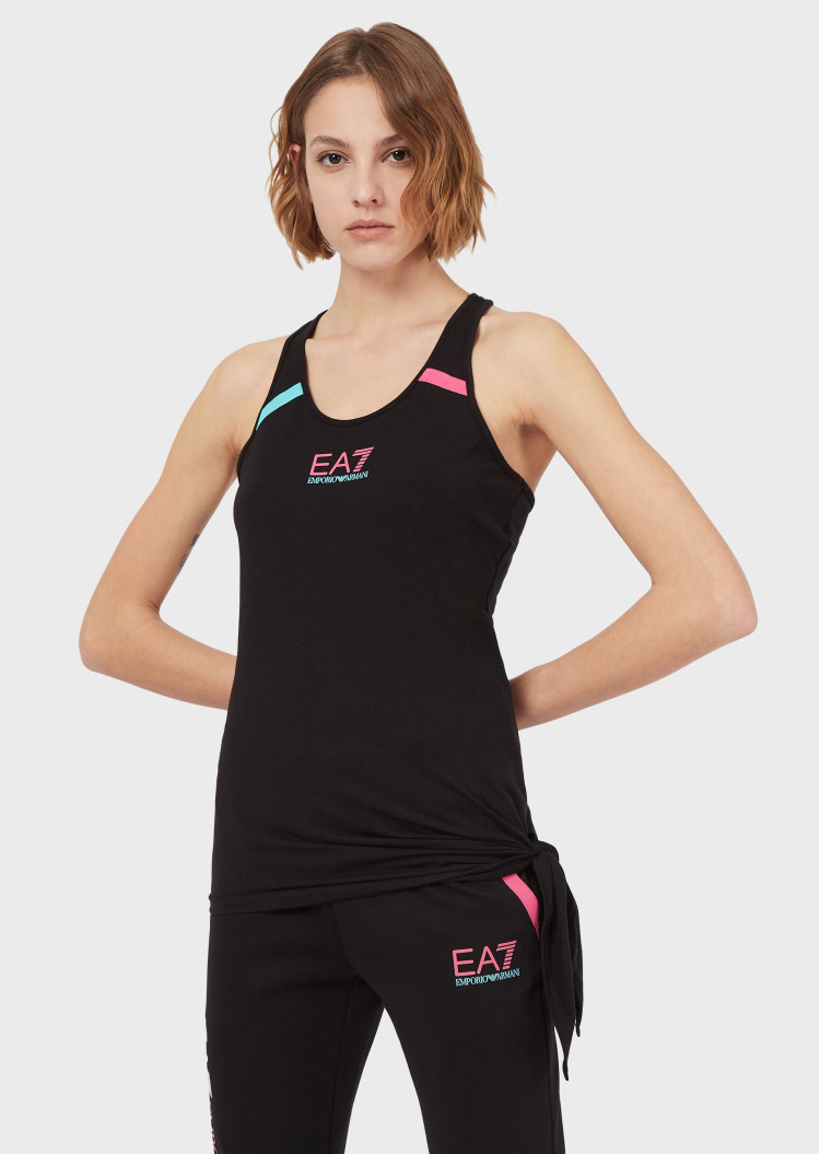 Майка Extra-slim fit для жінок (468414), колір Чорний - №2