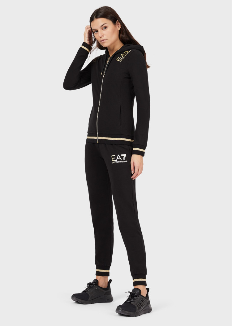 Спортивний костюм Regular fit для жінок (468419), колір Чорний - №2