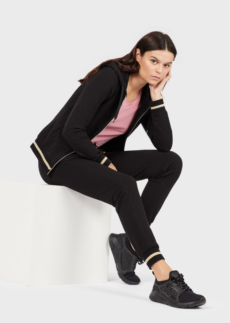 Спортивний костюм Regular fit для жінок (468419), колір Чорний - №3