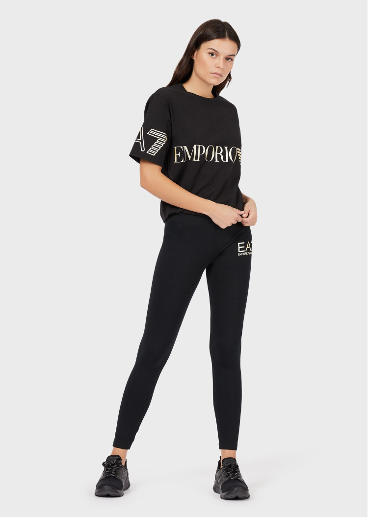 Футболка Relaxed fit для женщин (468422), цвет Черный - №3