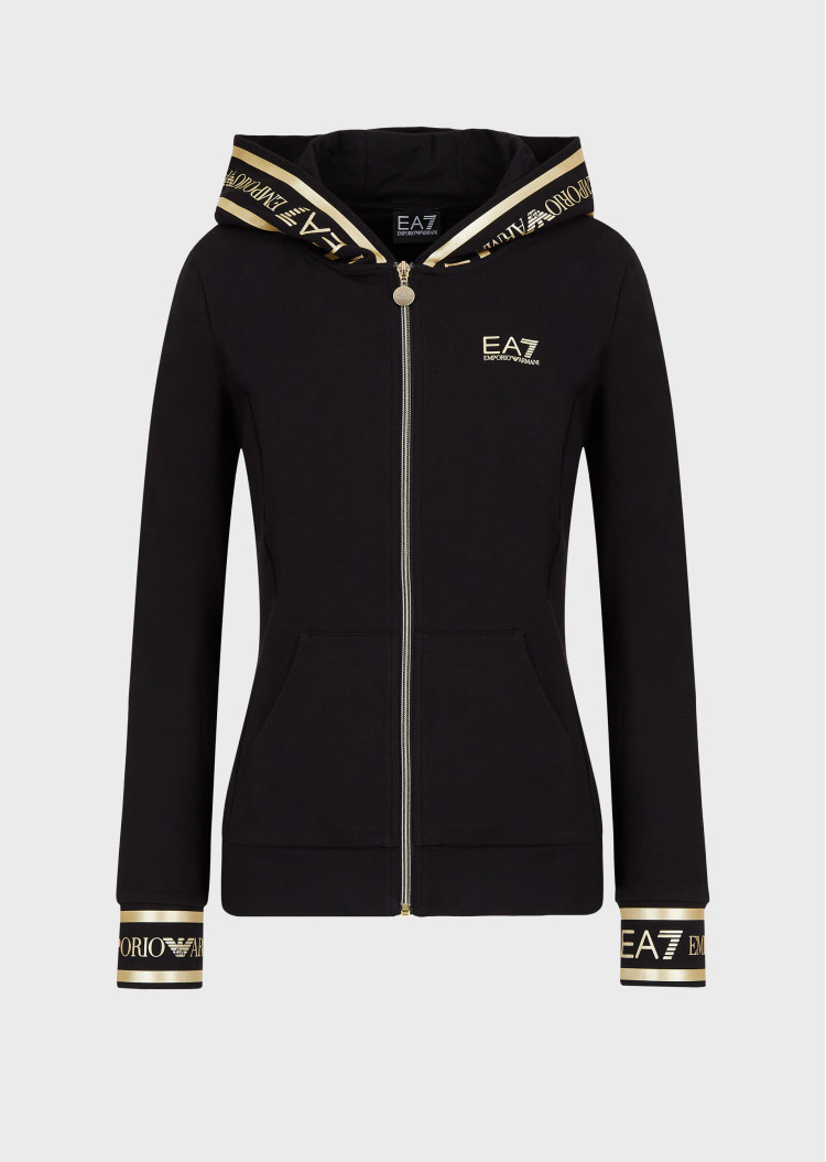 Спортивна кофта Regular fit для жінок (468426), колір Чорний - №1