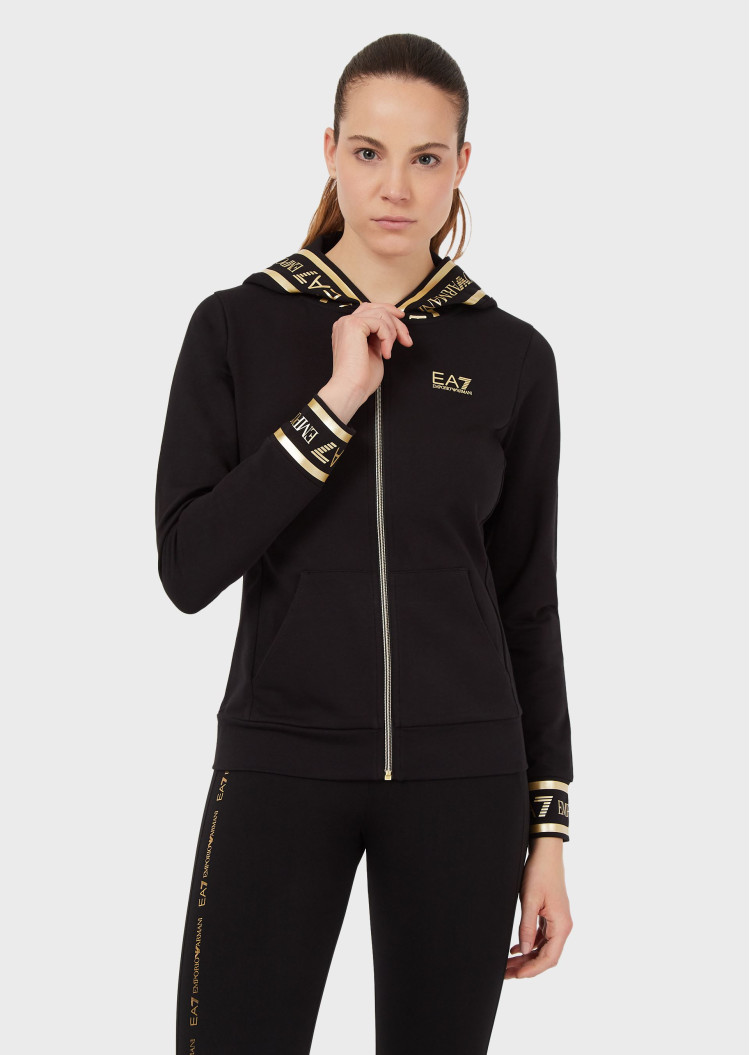 Спортивна кофта Regular fit для жінок (468426), колір Чорний - №2