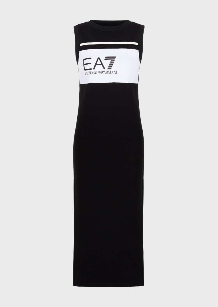 Сукні міді Slim fit для жінок (468442), колір Чорний - №1