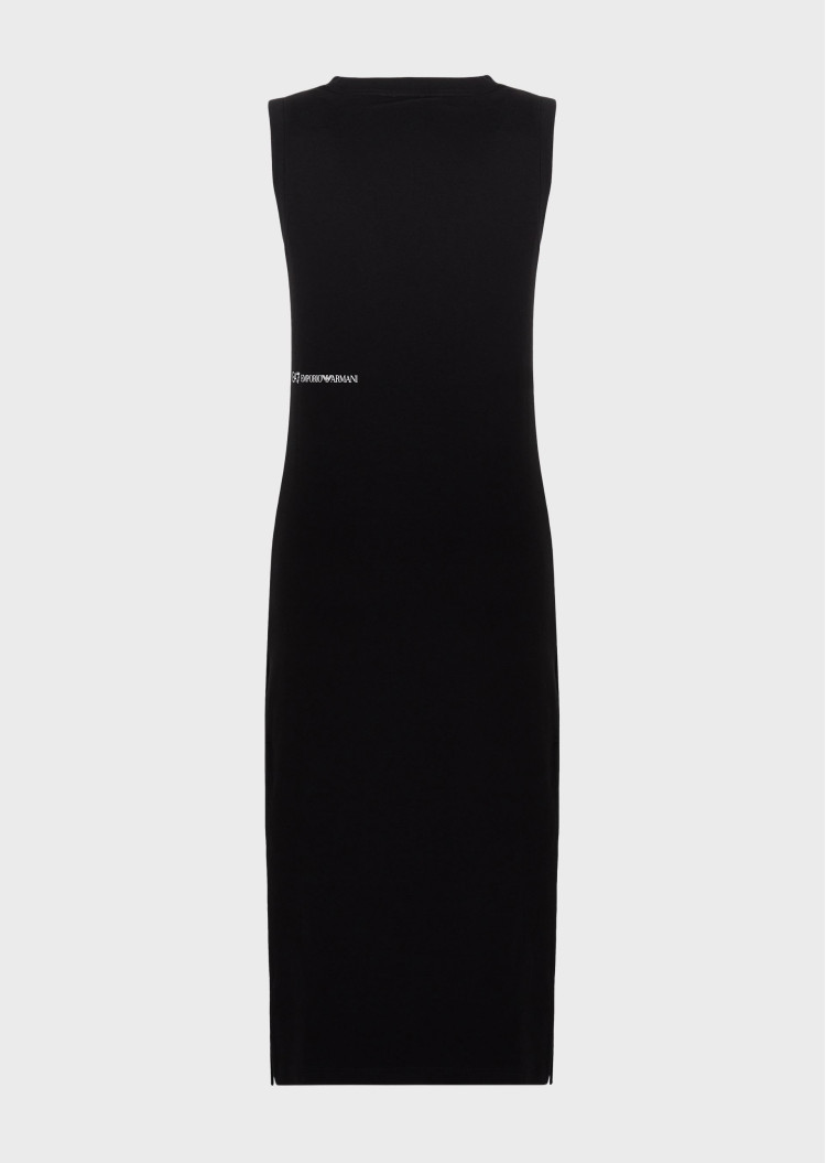 Сукні міді Slim fit для жінок (468442), колір Чорний - №4
