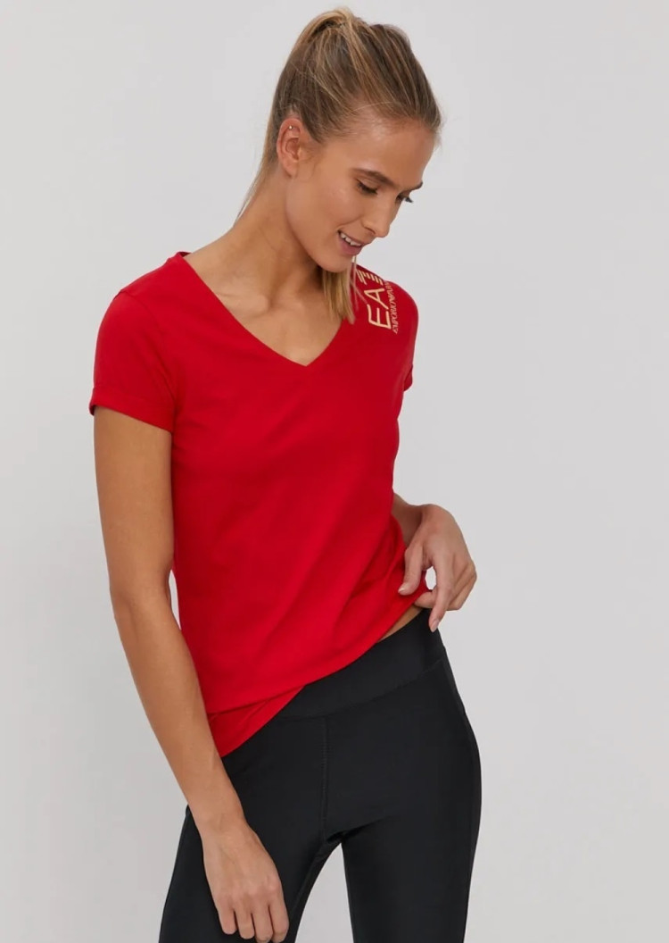 Футболка Extra-slim fit для женщин (468446), цвет Красный - №2