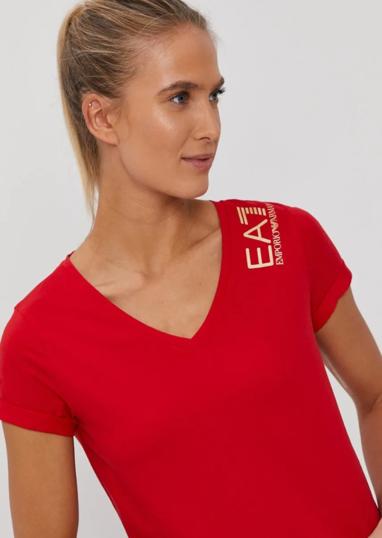 Футболка Extra-slim fit для женщин (468446), цвет Красный - №4