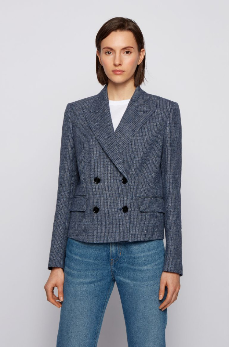 Жакет Regular fit для жінок (468467), колір Синій - №2