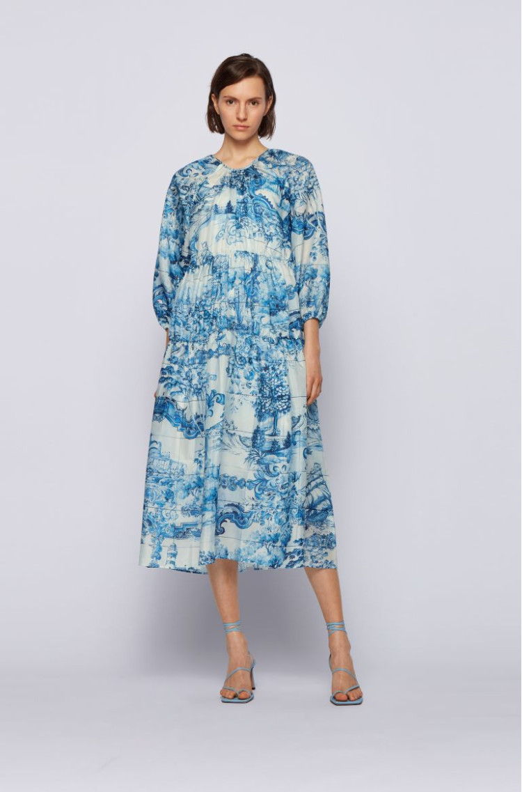 Платья макси Relaxed fit для женщин (468474), цвет Синий - №3